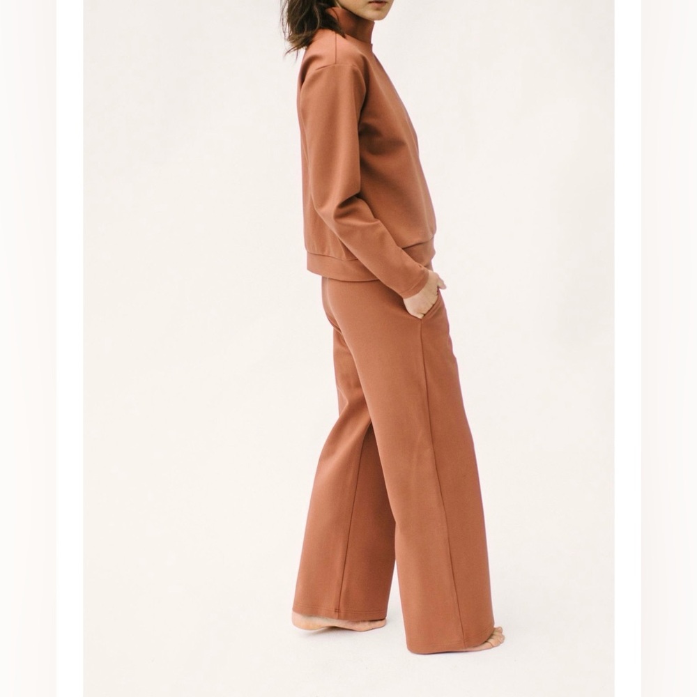 Smash + Tess Audrey wide leg pants and matching top in size small